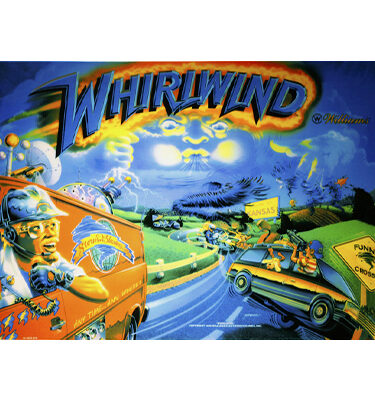 Whirlwind Mirrored Translite-To-Backglass