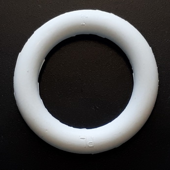 White Rubber Ring 1" ID - 23-6302