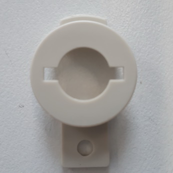 Socket bracket 5/16" white low mount - 545-5760-18