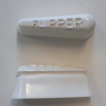 Williams Flipper Bat Right - 2" white raised letter - 03-7245-R