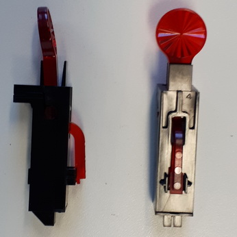 Sega- Target Switch Front Mount - Round Red 500-6075-02