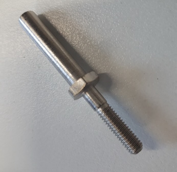 Metal Post With #10 Threaded Base 2-1/8" Tall - 530-5332-00