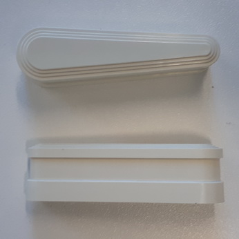 Gottlieb Flipper Bat White 3" - C-13150