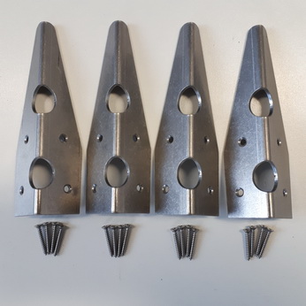 Stainless Steel Hidden Leg Protectors (Set)