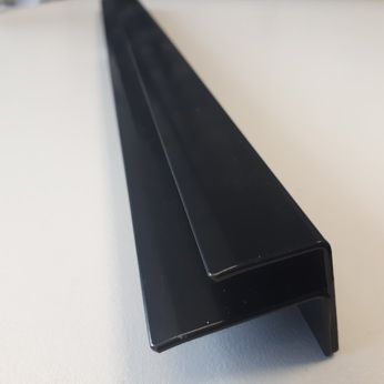 Bally / Williams Standard Channel Black Powdercoat - 03-8091-PD