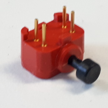 Momentary Pushbutton Switch - 39-261-BLK