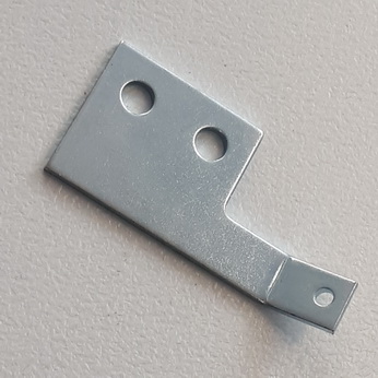 Sega and Stern Switch plate & spring bracket - left - 535-7354-01