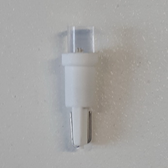 #86 LED Clear Flat 6.3VDC - White