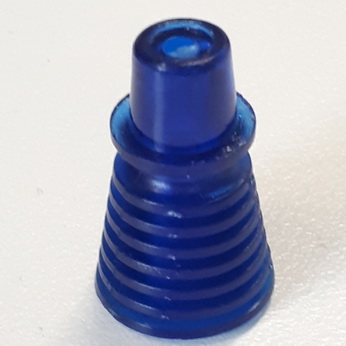 Post Blue Finned Tall 1-1/8" C-952-4