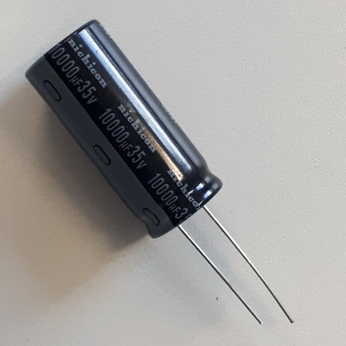 Capacitor, Radial Electrolytic, 10000uF, 35V