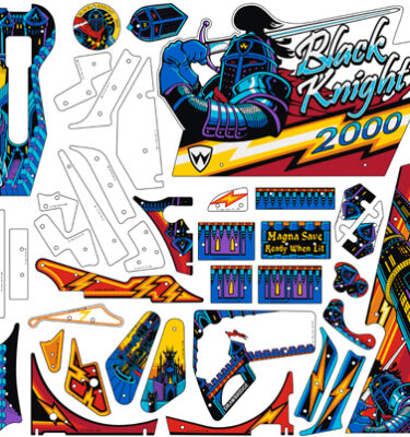 Black Knight 2000 CPR Reproduction Plastics Set
