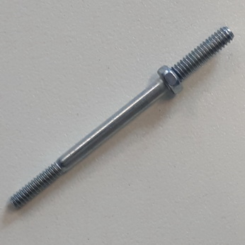 Metal Post With #6-32 Threaded Base and #8-32 Threaded Top 2-3/8" Tall - 530-5008-00
