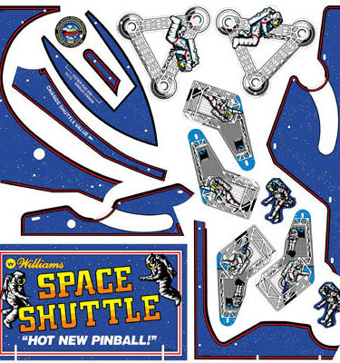 Space Shuttle CPR Reproduction Plastics Set
