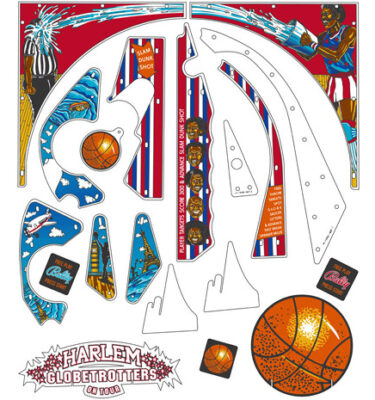 Harlem Globetrotters CPR Reproduction Plastics Set