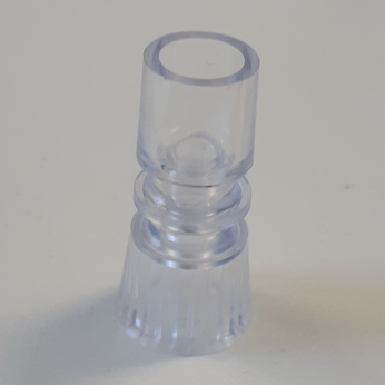Post - Plastic Double Star Clear - 1-1/2" Tall - 03-8130-13