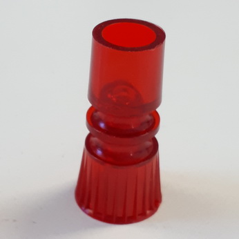 Post - Plastic Double Star Red - 1-1/2 inch tall - 03-8130-9