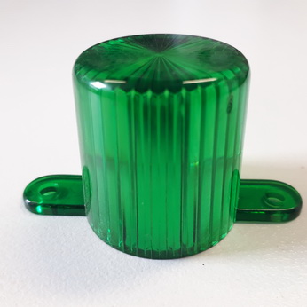 Dome with screw tabs - Green - 03-8149-11
