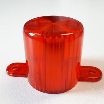 Dome with screw tabs - Amber - 03-8149-8