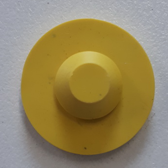 Grommet Bumper Round 1" Yellow - 23-6702-6