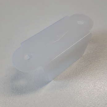 Lane Guide Opaque White 1-1/2" Double Sided - A-9394W