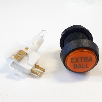 Button Assembly - Bally Williams Orange "Extra Ball" - 20-9663-18