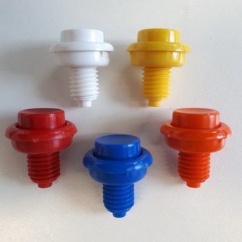 Cabinet Flipper Button (Opaque) - 1-1/8" Shaft - A-16883-XX