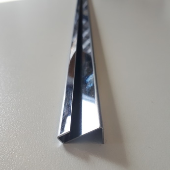Pinball Backglass Polished Stainless Steel Lift Channel 1/8 Inch thick