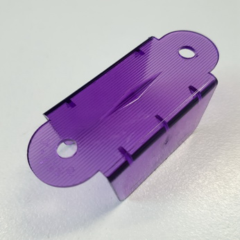 Lane Guide Transparent Violet 1-1/2" Double Sided - C-693