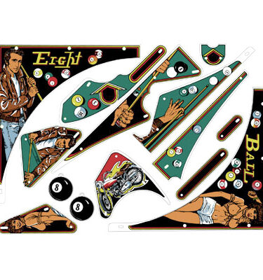 Eight Ball CPR Reproduction Plastics Set