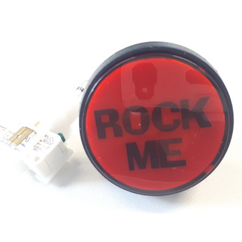 Button Assembly - Bally Williams Red "Rock Me" - 20-9663-B-7