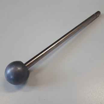 Ball Shooter Plunger Rod - Marbled Silver knob - 20-9927-1
