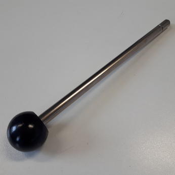Ball Shooter Plunger Rod - Black Round Knob - 20-9927-2