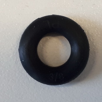 Black Bumper Post Ring 3/8" - 23-6694-3