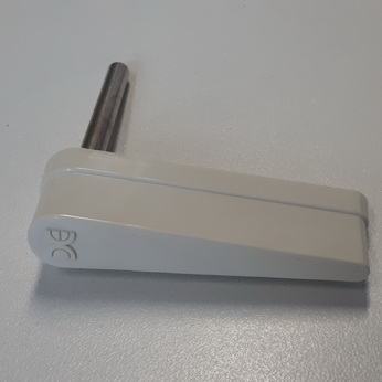 Data East White Flipper Bat And Shaft Assembly - 515-5133-01