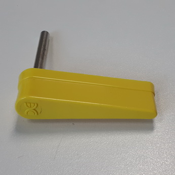 Data East Yellow Flipper Bat And Shaft Assembly - 515-5133-02