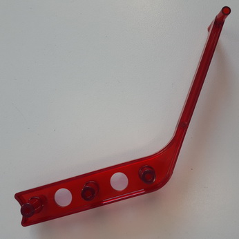 Data East/Sega/Stern Return Lane Guide Red - 550-5037-02