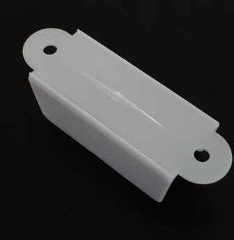 Lane Guide Opaque White 2-1/8" Double Sided - A-9396W