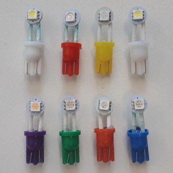 Ablaze Premium Ghost Buster 1-SMD-LED #555 Lamp With Flexible 90° Angle Leads