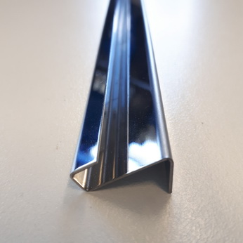 Pinball Backglass Polished Stainless Steel Lift Channel 3/16 Inch thick