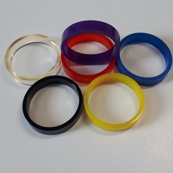 Superbands Translucent High Gloss Narrow Flipper Rubber
