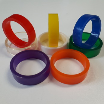 Superbands Translucent High Gloss Flipper Rubber