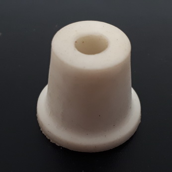 Rubber Tapered Post Sleeve White 3/4" - 23-6579-1