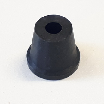 Rubber Tapered Post Sleeve Black 3/4" - 23-6632