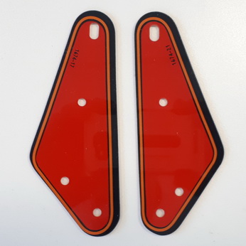 High speed II Getaway plastics pair - 31-1674-SS