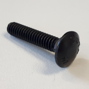 Bolt Carriage 1/4-20 x 1-1/4" Black - 4320-01123-20B