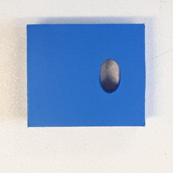Blue Rubber Pad 1 x 1-1/8" - 626-5057-00