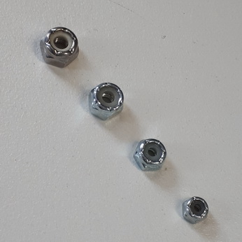 Nylon Insert Lock Nut - Various Sizes