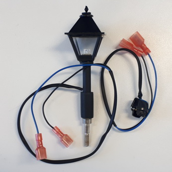 Twilight Zone Blue LED Town Square Street Light