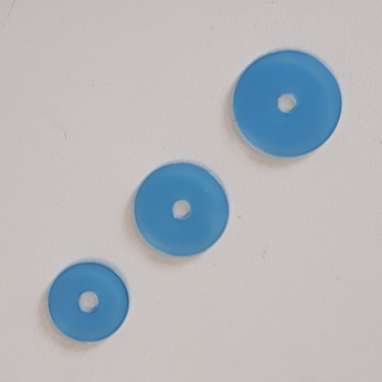 Clear PETG Fender Washers - 3/4, 7/8 & 1"