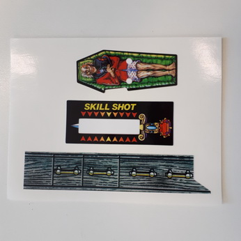 Bally Scared Stiff – Coffin Decal Set - 31-2589